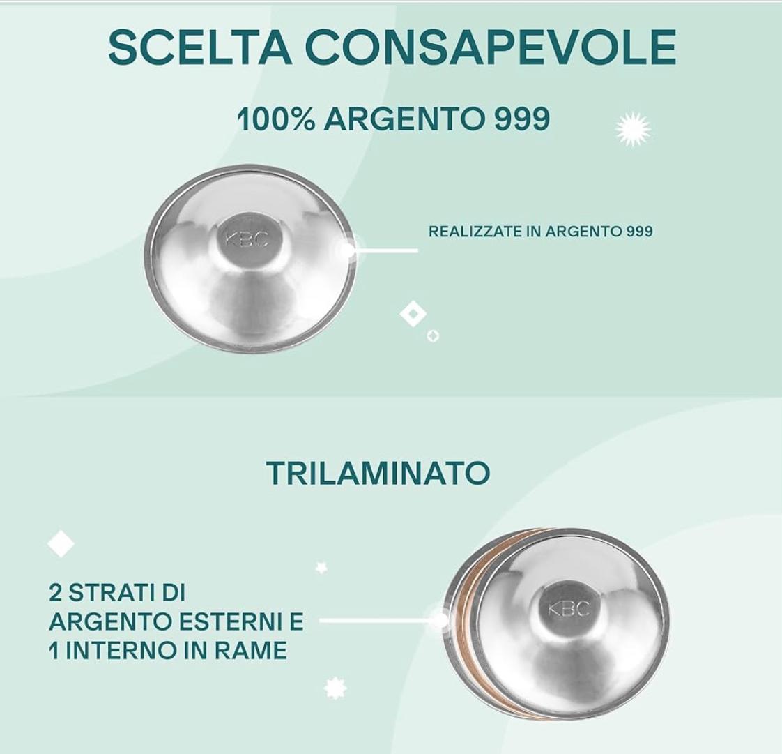 COPPETTE PARACAPEZZOLI IN ARGENTO