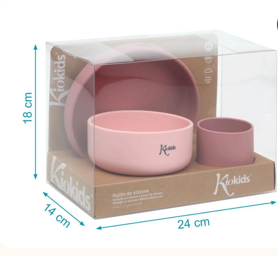 SET PAPPA KIOKIDS 3 PEZZI