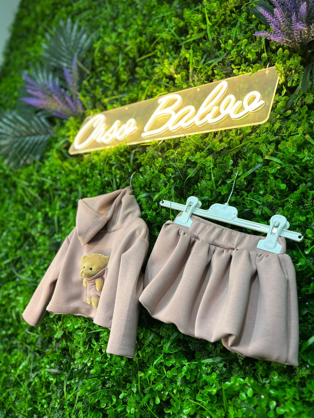 COMPLETO PELUCHE 2 PEZZI