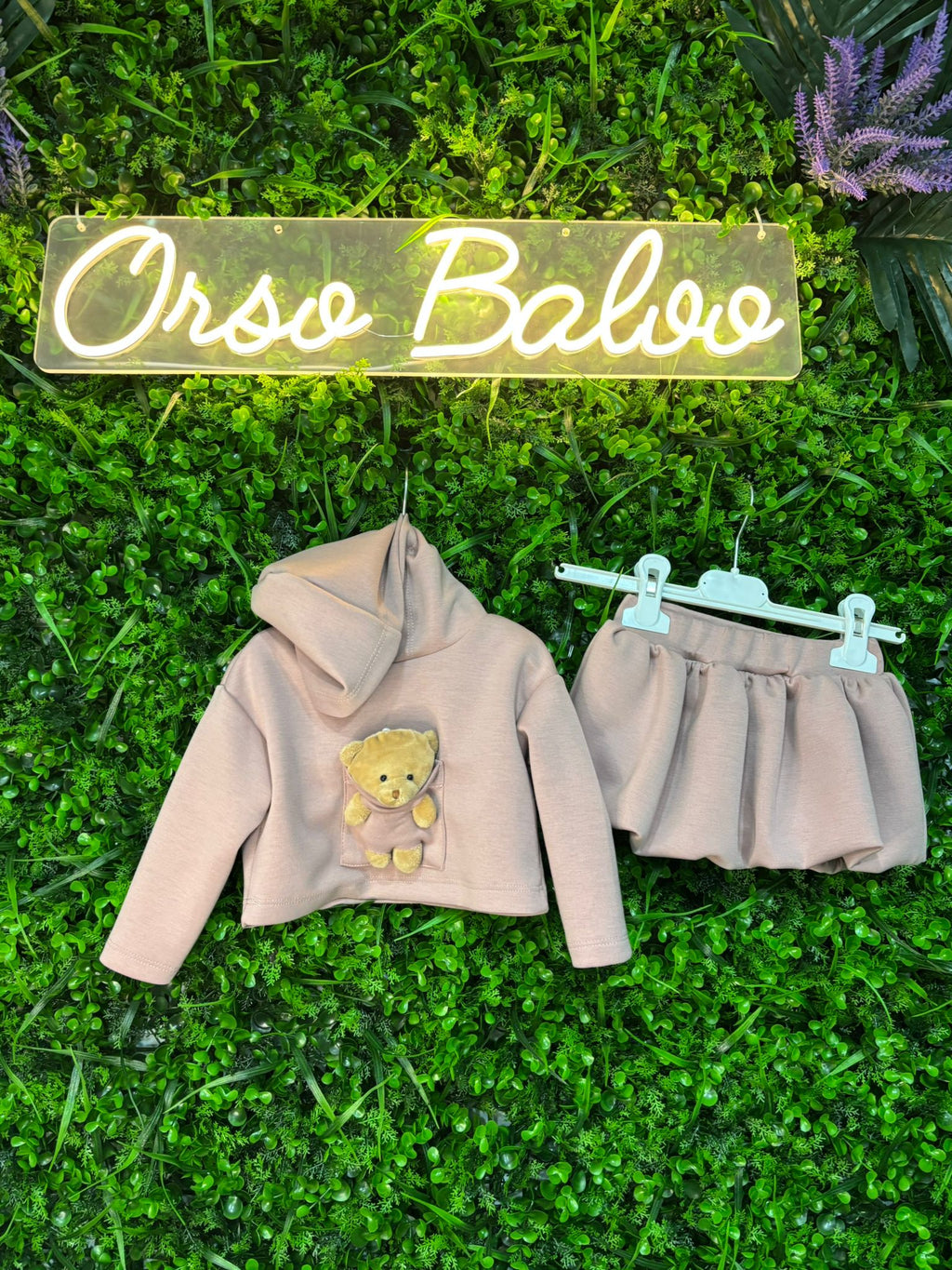 COMPLETO PELUCHE 2 PEZZI