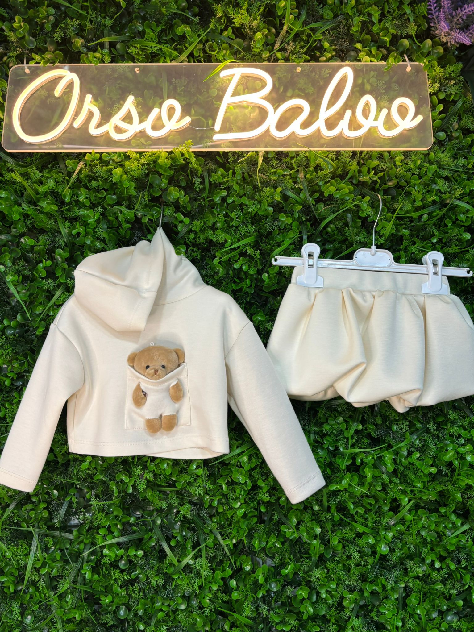 COMPLETO PELUCHE 2 PEZZI