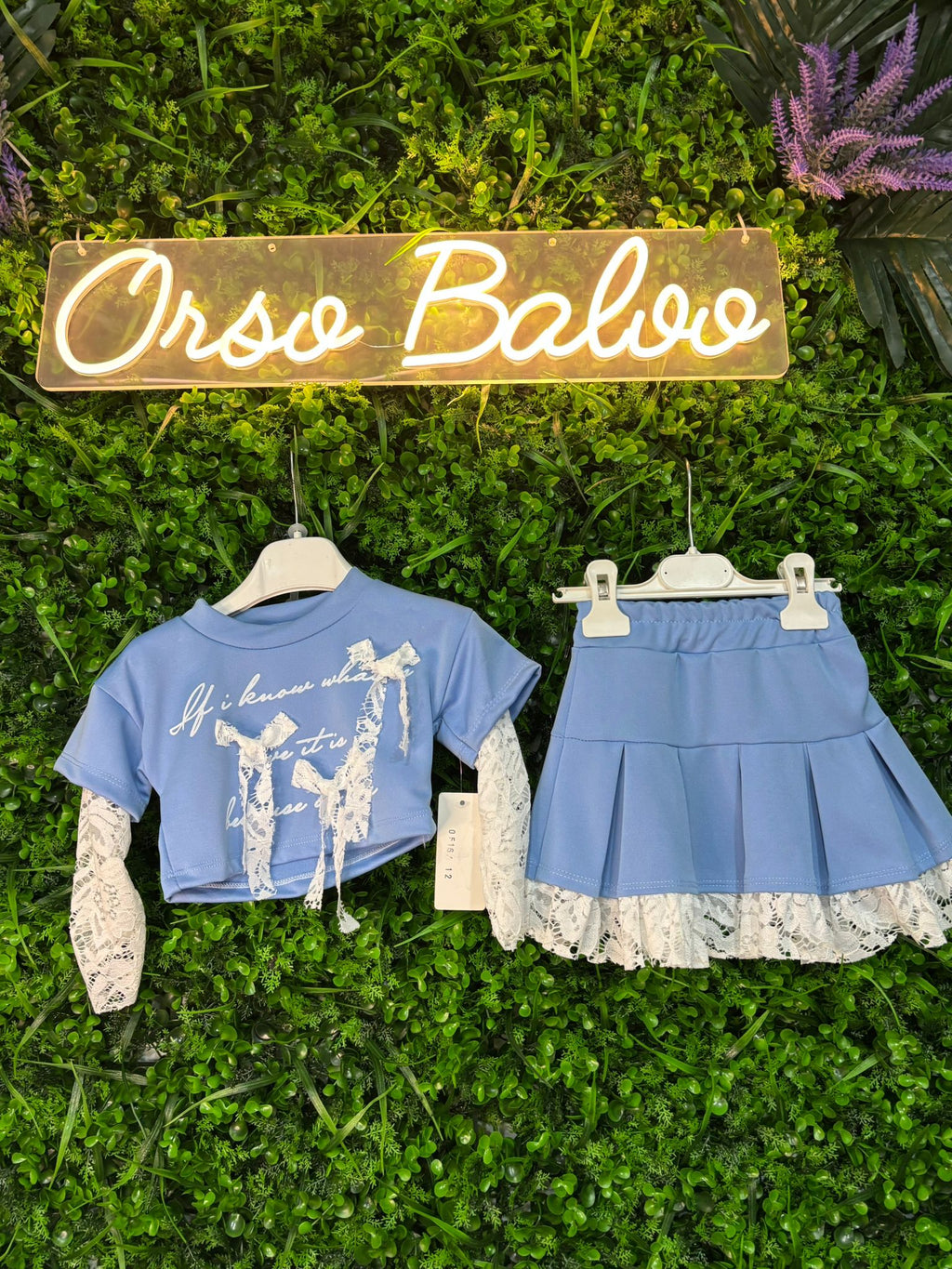 COMPLETO IN PIZZO 2 PEZZI