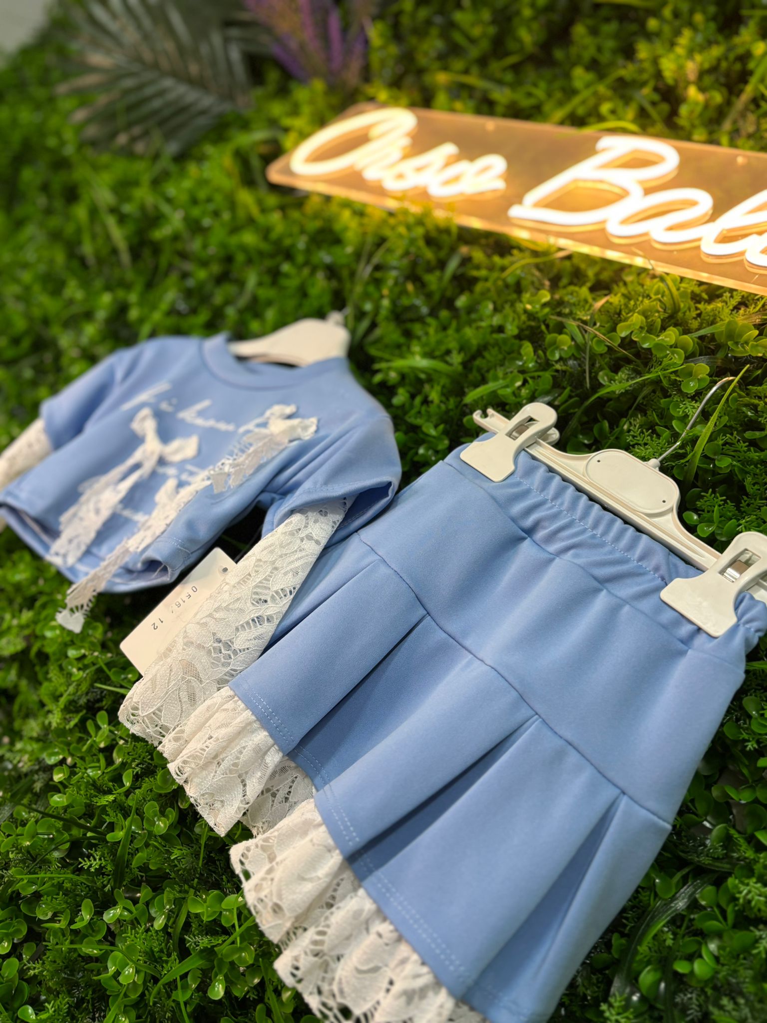 COMPLETO IN PIZZO 2 PEZZI