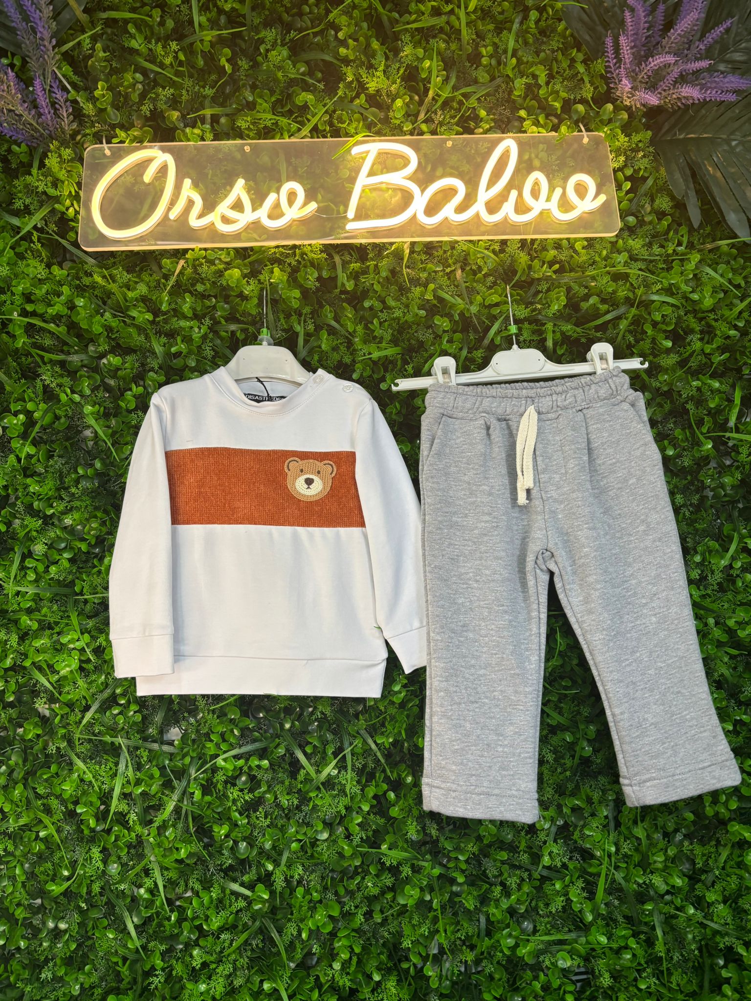 COMPLETO ORSETTO 2 PEZZI