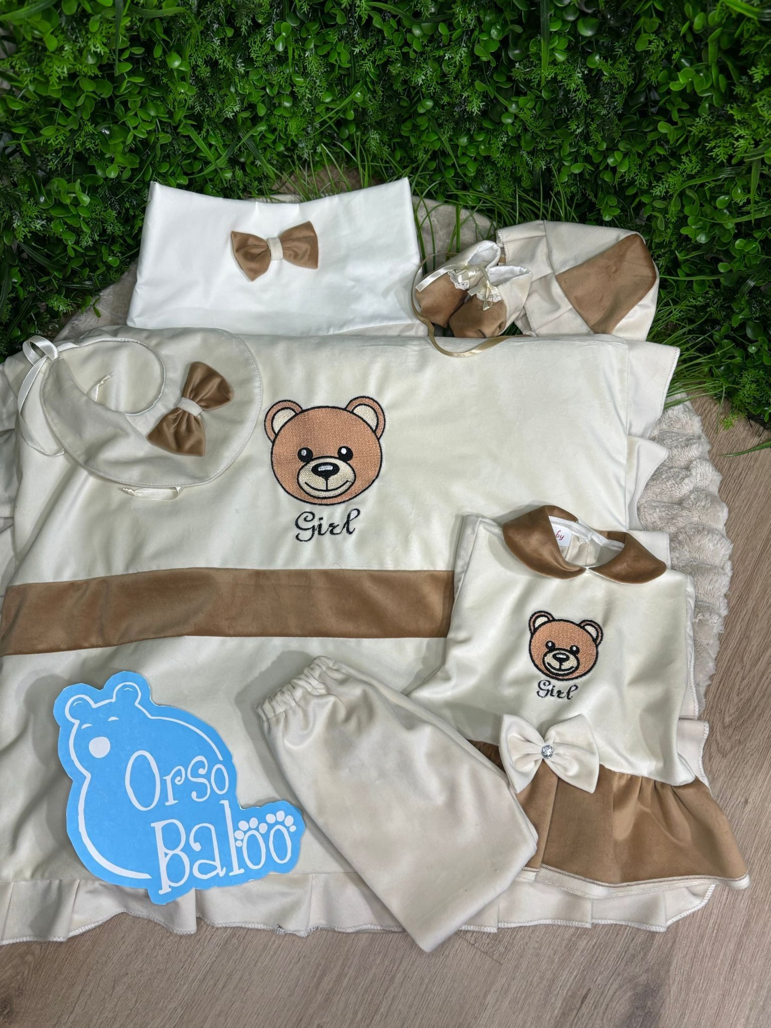 SET PRIMA NASCITA MOD. MOSCHINO